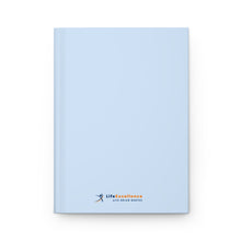 Load image into Gallery viewer, Hardcover Journal Matte (Middle Logo, Light Sky Blue)