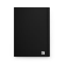 Load image into Gallery viewer, Hardcover Journal Matte (Middle logo, Black)