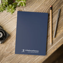 Load image into Gallery viewer, Softcover Journal (Life Excellence Logo, Deep Blue)
