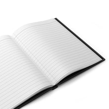 Load image into Gallery viewer, Hardcover Journal Matte (Middle logo, Black)
