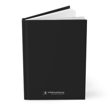 Load image into Gallery viewer, Hardcover Journal Matte (Middle logo, Black)
